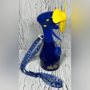Walt Disney World Disney  Misting Water Spray Bottle Fan PARK with Lanyard WORKS